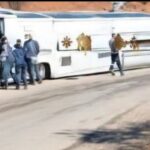 انقلاب مروّع لحافلة لنقل المسافرين بمدخل تارجيست يخلّف جرحى ويستنفر السلطات